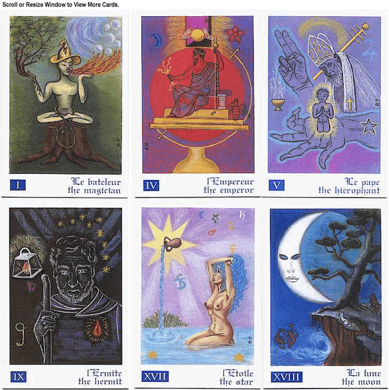 tarot letoile et le pape